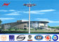 15M LED High Mast Light Pole Highway / Airport High Mast Lighting Pole ISO 9001 Tedarikçi