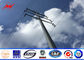 Conical 40ft 138kv Steel Utility Pole for electric transmission distribution line Tedarikçi