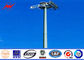 Plaza Lighting 1000W Painting 80M High Mast Outside Light Pole , BV Tedarikçi