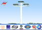 Anticorrosive Round 25M HDG Plaza High Mast Pole with Round Lamp Panel Tedarikçi