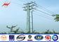 Round 30FT 69kv Steel utility Pole for Power Distribution Transmission Line Tedarikçi