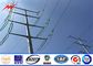 12sides 10M 2.5KN Steel Utility Pole for overhed distribution structures with earth rod Tedarikçi