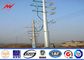 16M 10KN 4mm wall thickness Steel Utility Pole for 132kv distribition transmission power Tedarikçi