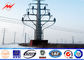18M 12.5KN 4mm thickness Steel Utility Pole for overhead transmission line with substational character Tedarikçi