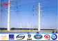 11.8M 50KN 6mm Thikcness Steel Utility Pole For Electrical Power Tower Tedarikçi