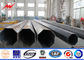 11.8m 500DAN ASTM A123 Galvanized Steel Pole , Commercial Light Poles Tedarikçi