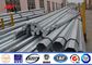 11kv Power Transmission Distribution Galvanized Steel Pole NEA 25FT 30FT 35FT 40FT 45FT Tedarikçi