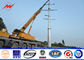 Professional Grade Three 128kv electric Steel Utility Pole 65ft 1000kg load Tedarikçi