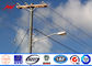 14.5m Overall Height Tapered Steel Utility Pole With 3mm Thickness 1250kg Load Tedarikçi