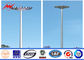 3 Sections 5mm 35M HDG High Mast Light Pole with 6 Lamps Wind Speed 30m/s Tedarikçi