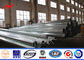 138 kv Bitumen Electrical Galvanized Steel Pole With CO2 welding / Submerged Arc Auto Welding Tedarikçi