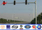 3m Expressway Traffic Light Pole , 1500mm Double Bracket Overpass Metal Light Poles Tedarikçi
