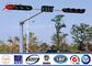 6000mm Height Galvanized Traffic Light Signals Columns Single Bracket For Horizontal Mounting Tedarikçi