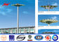 Gr65 Steel Tubular Pole High Mast Light Pole Single Double / Triple Arm For Stadium Tedarikçi