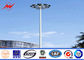 Stadium Lighting 36.6 Meters Galvanized High Mast Light Pole With 600kg Raising System Tedarikçi