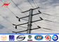 12m 800 Dan Electrical Power Pole For 33kv Transmission Line Project Tedarikçi