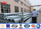 ISO 12m 3mm Thickness Galvanized Steel Pole For Tranmission Line Tedarikçi