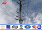 12m 500Dan Steel Utility Pole For 110kv Electrical Transmission Line Tedarikçi