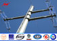 Round HDG 10m 5KN Steel Electrical Utility Poles For Overhead Transmission Line Tedarikçi