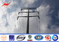 11kv Transmission / Distribution Galvanized Electrical Steel Power Pole 5m Height Tedarikçi