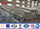 Polygonal 16m 800 DaN Galvanized Steel Power Pole 10kV - 220kV Capacity Tedarikçi