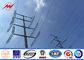 320kv Metal Utility Poles Galvanized Steel Street Light Poles  Certification Tedarikçi