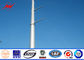 Round Section Transmission Galvanised Steel Poles 15m 24KN With ISO Approved Tedarikçi