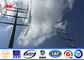 11.8m Height Spray Paint Galvanised Steel Poles For Transmission Equipment Tedarikçi