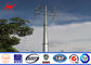 Medium Voltage Electrical Power Pole , Customized Electric Steel Utility Pole Tedarikçi