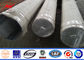 Powder Painting 12M Galvanised Steel Poles 1.8 Safety Factor Steel Transmission Poles Tedarikçi