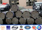 836kg Load Weight Galvanized Steel Pole With Rung Clip 11M Q345 Material Tedarikçi