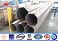 20 FT Galvanised Steel Poles / Tubular Pole For Philippines Transmission Line Tedarikçi