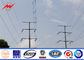 Conical HDG 15m 510kg Steel Electrical Utility Poles For Transmission Overhead Line Tedarikçi