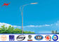 Octagonal 8M 9M Q235 Street Light / Street Lamp Pole Yield Strength 235Pa 24 kg / mm2 Tedarikçi