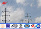 Hot Dip Galvanized Electrical Power Pole AWS D 1.1 69kv Transmission Line Poles Tedarikçi