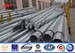 33kv Power Distribution Steel Transmission Poles Hot Dip Galvanized Gr65 Material Tedarikçi