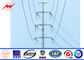 Metal Power Pole Electric Galvanized Steel Pole Anti Corrosion 10 KV - 550 KV Tedarikçi