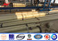 BV Certification 20M Galvanized Steel Pole Steel Power Poles For Power Transmission Tedarikçi