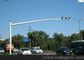 10m Cross Arm Galvanized Driveway Light Poles Street Lamp Pole 7m Length Tedarikçi