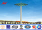 26m Q345 Customized Galvanized High Mast Light Pole With Lifting Systems Tedarikçi