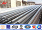 15M Bitumen Burial Type Galvanised Steel Tubular Pole For Transmission Poles Tedarikçi