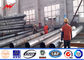 Elektrik Endüstrisi için 220KV 10-100M Sıcak Daldırma Galvaniz Çelik Boru Direk Tedarikçi