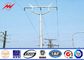 highway / Football Stadium High Mast Light Pole 30m Height 12mm Thickness Tedarikçi