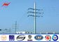 11.8m - 1250dan Electricity Pole Galvanized Steel Pole 14m For Electric Line Tedarikçi