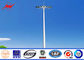 Radio Telecommunication Steel Monopole Antenna High Mast Communication Tower Tedarikçi