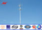 160FT Steel Material Mono Pole Tower For Telecommunication With CAD Shop Drawing Tedarikçi