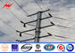 14m 8KN Steel Electric Utility Pole For 115KV Distribution Line Project Tedarikçi