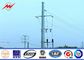 10M 130DAN 300N Hot Dip Galvanized Steel Power Transmission Poles Q235 , Q345 Material Tedarikçi