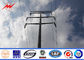 8m 5KN Steel Power Pole For Electrical Power Distribution Poles With Galvanization Type Tedarikçi
