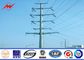 80 Ft Elektrik İletim Pole Metal Yardımcı Polenler Sıcak Daldırma Galvanizli Bitmiş Tedarikçi